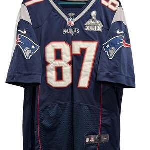 Rob Gronkowski Super Bowl 53 New England Patriots Game Jersey